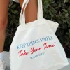 Princess Polly Take Your Time Tote Cream   Cream / Blue Best