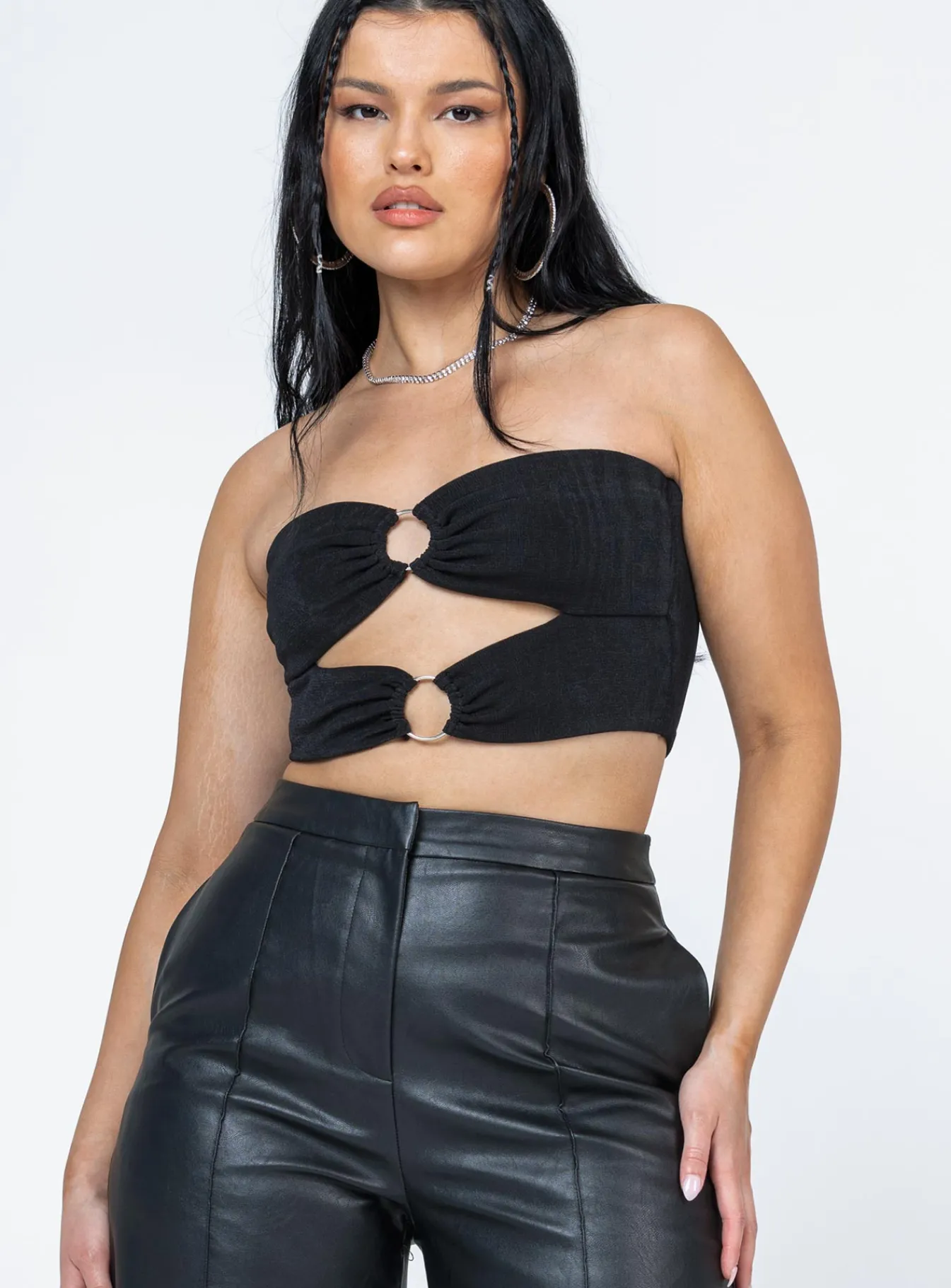 Princess Polly Takeover Top Black Store