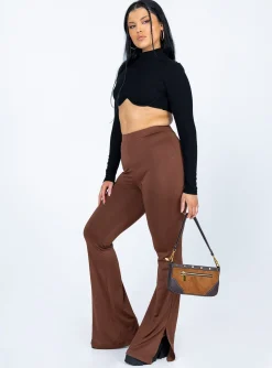 Princess Polly Tala Pants Brown Sale
