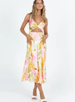 Princess Polly Talbery Midi Dress  Multi Online