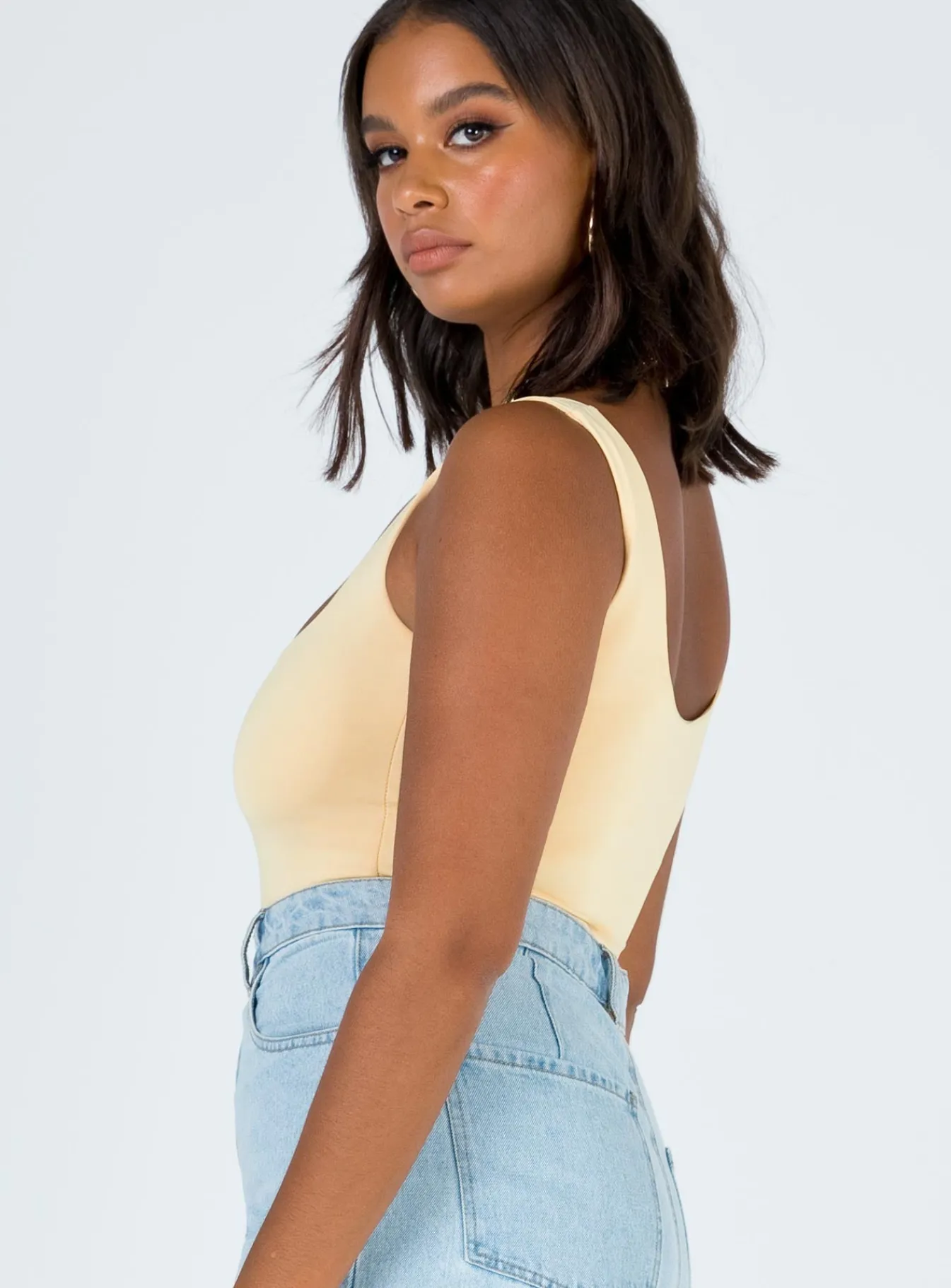 Princess Polly Tamikah Bodysuit Yellow Online