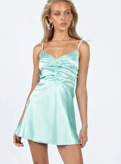 Princess Polly Tammy Mini Dress  Green Store