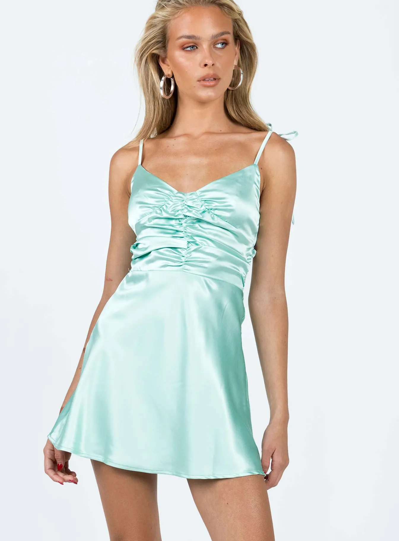 Princess Polly Tammy Mini Dress Green Store