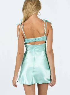 Princess Polly Tammy Mini Dress Green Store
