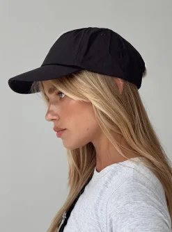 Princess Polly Tamra Cap  Black Discount