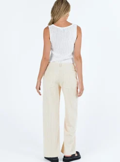 Princess Polly Tanaka Pants Beige Outlet