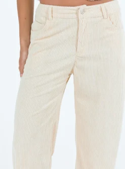 Princess Polly Tanaka Pants Beige Outlet