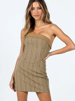 Princess Polly Tanzen Corset Mini Dressmulti   Brown Online