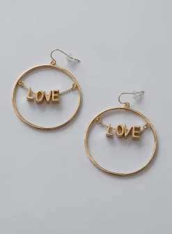 Princess Polly Tanzen Love Earrings  Gold Best Sale