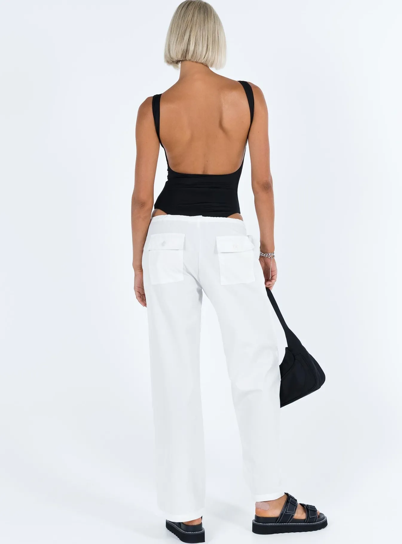 Princess Polly Tarves Pants White Discount