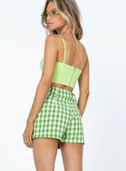 Princess Polly Tashie Shorts  Green New