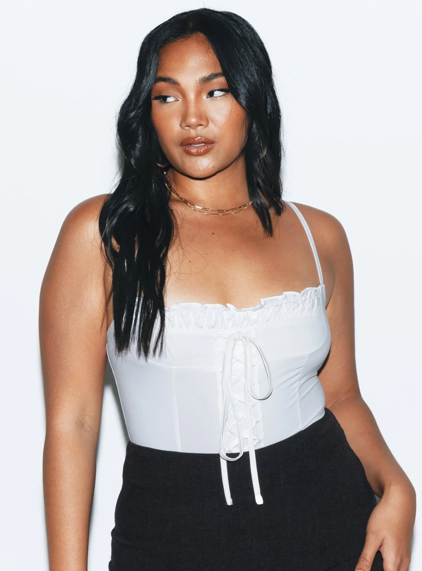 Princess Polly Tavez Bodysuit Ivory Flash Sale
