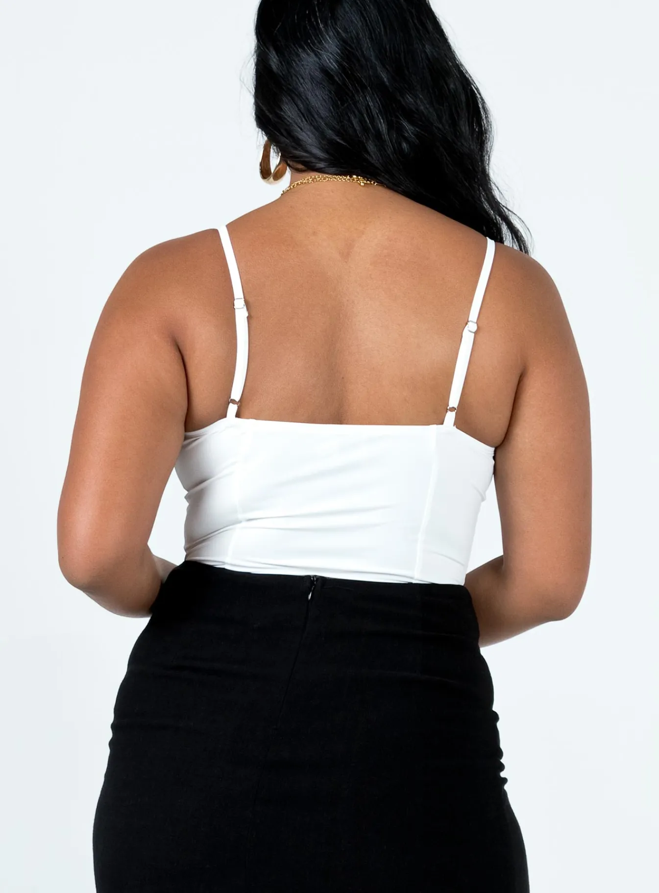 Princess Polly Tavez Bodysuit Ivory Flash Sale