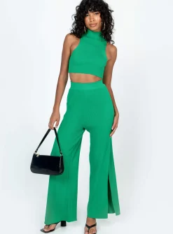 Princess Polly Terrell Set  Green Flash Sale