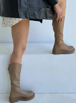Princess Polly Tessa Boot Beige Online