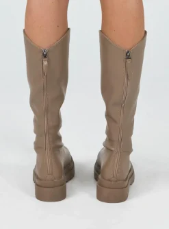 Princess Polly Tessa Boot Beige Online