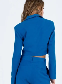 Princess Polly Tetley Blazer Blue Best