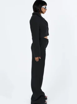 Princess Polly Tetley Pants Black Shop