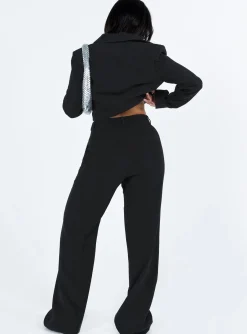 Princess Polly Tetley Pants Black Shop