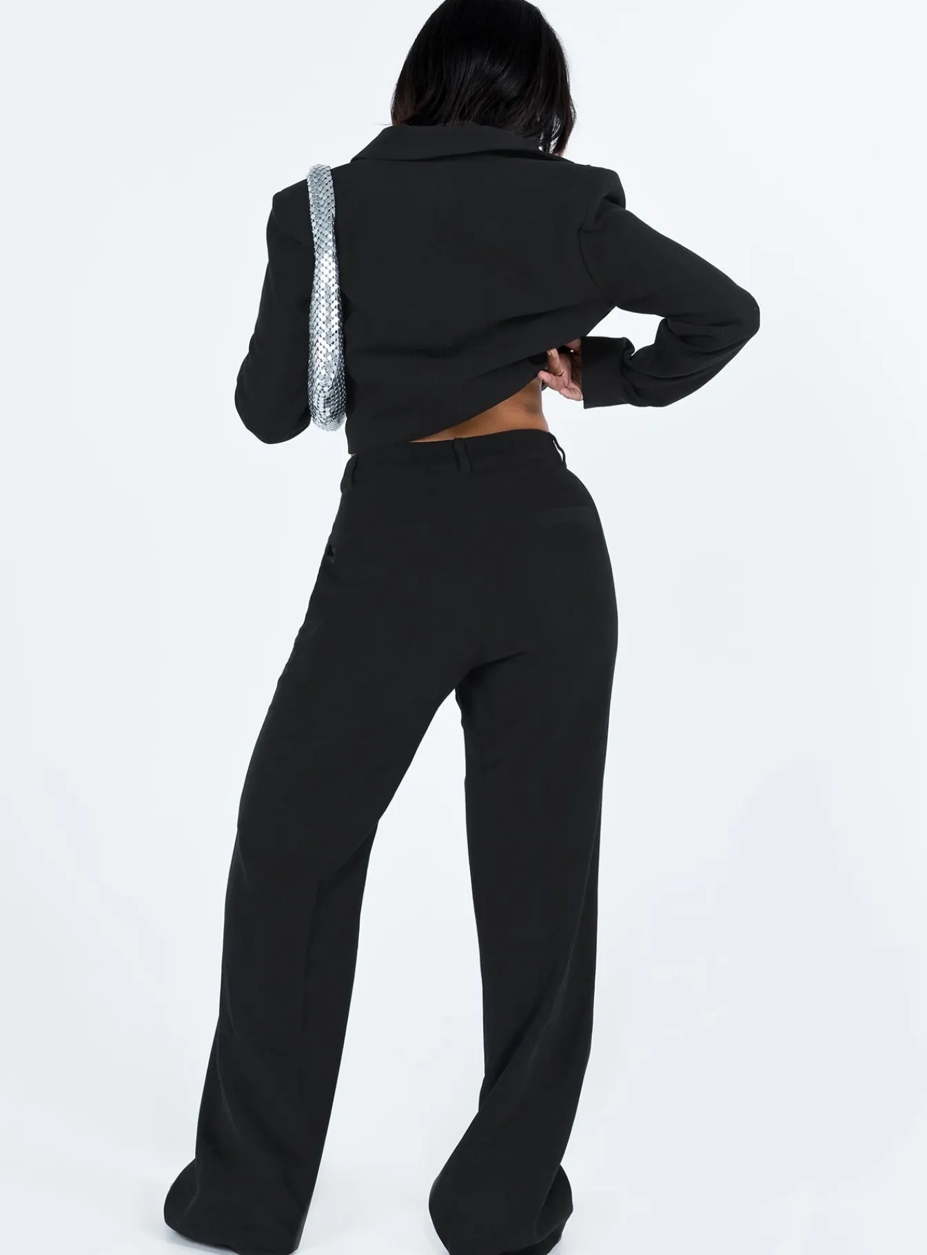 Princess Polly Tetley Pants Black Shop