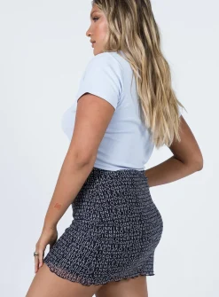 Princess Polly Text Me Mini Skirt  Black Best Sale