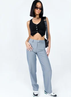 Princess Polly The Adrian Pants  Grey Discount