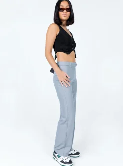 Princess Polly The Adrian Pants  Grey Discount