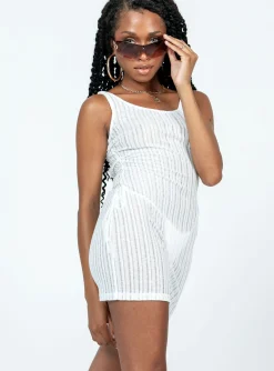 Princess Polly The Austin Mini Dress White Outlet