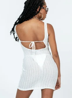 Princess Polly The Austin Mini Dress White Outlet