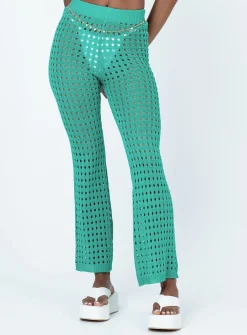 Princess Polly The Ava Pants Green Cheap