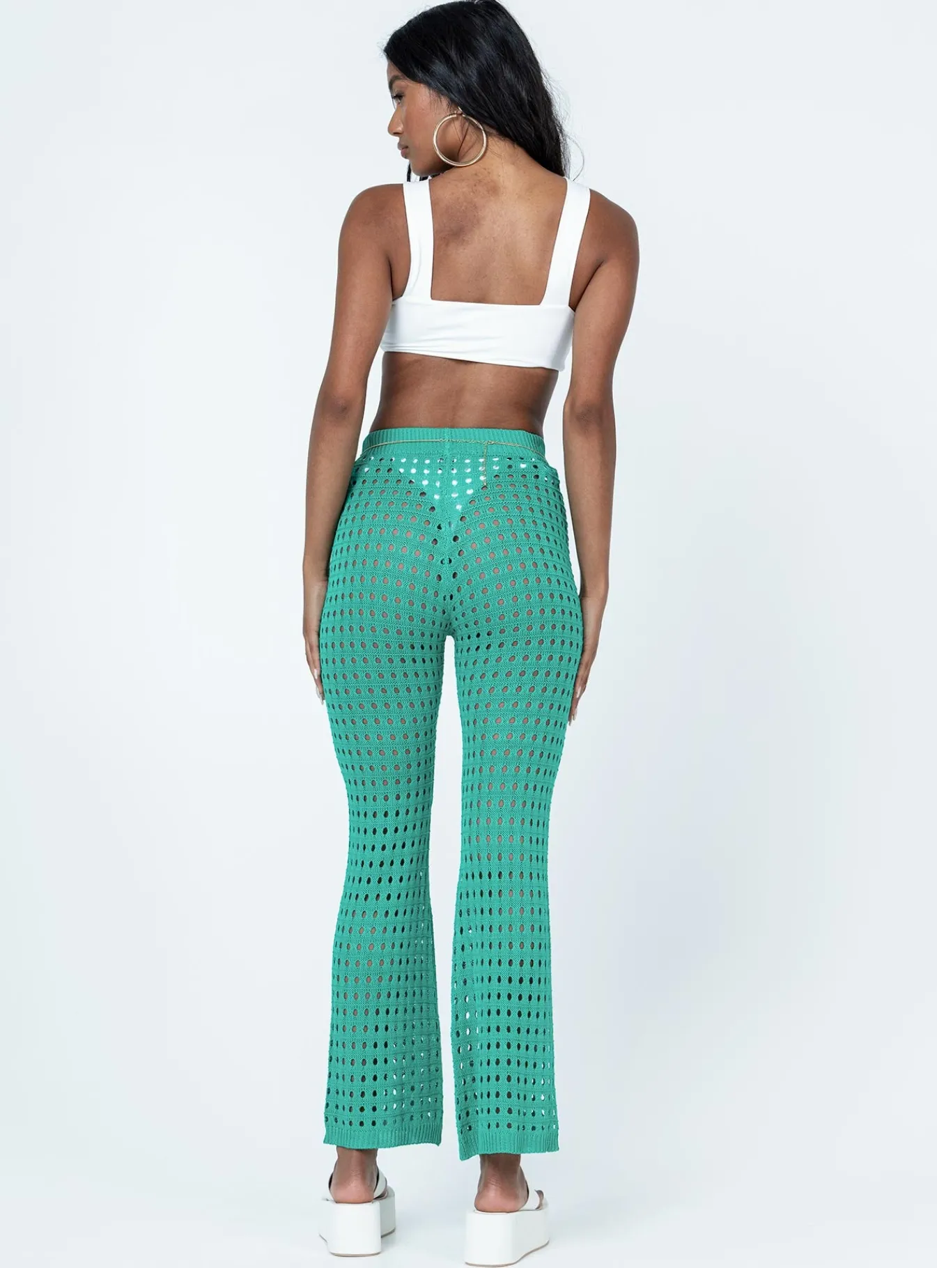 Princess Polly The Ava Pants Green Cheap