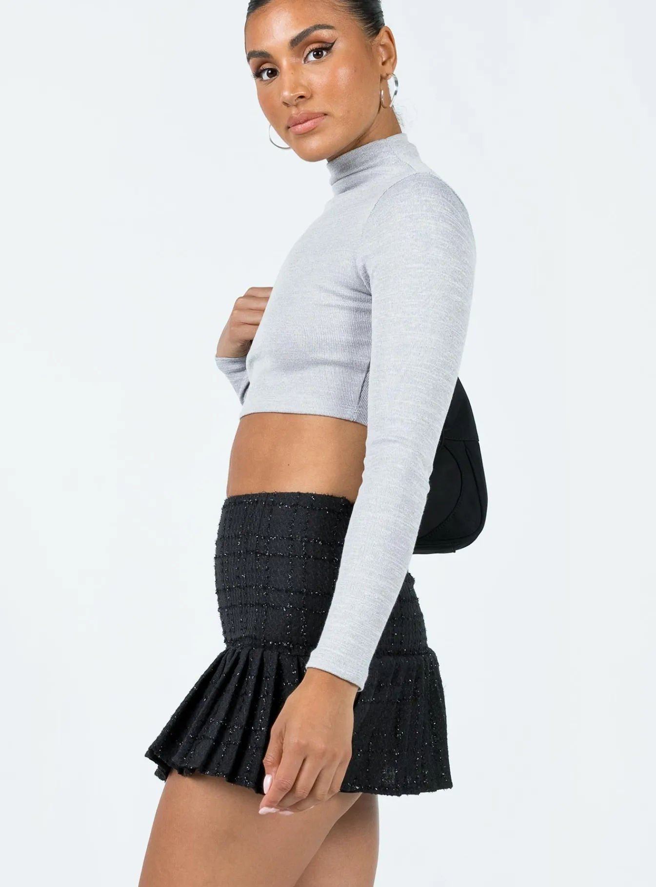Princess Polly The Beau Mini Skirt Black Cheap