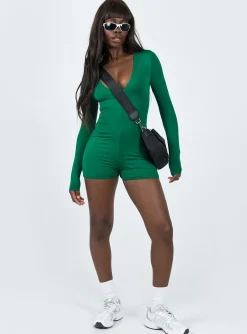 Princess Polly The Beau Romper Green Best
