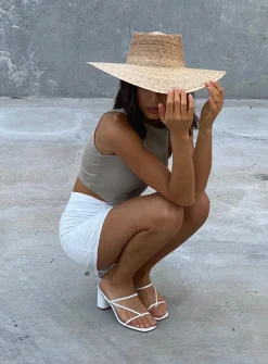 Princess Polly The Becka Heels White Hot