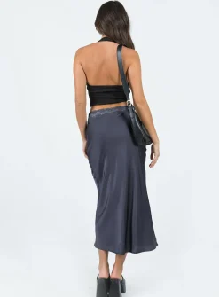 Princess Polly The Charmaine Maxi Skirt  Slate Shop