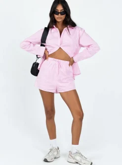 Princess Polly The Chloe Set Pink Stripe Flash Sale