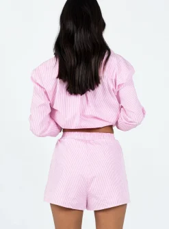 Princess Polly The Chloe Set Pink Stripe Flash Sale