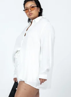 Princess Polly The Chloe Setcurve White Flash Sale