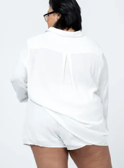 Princess Polly The Chloe Setcurve White Flash Sale