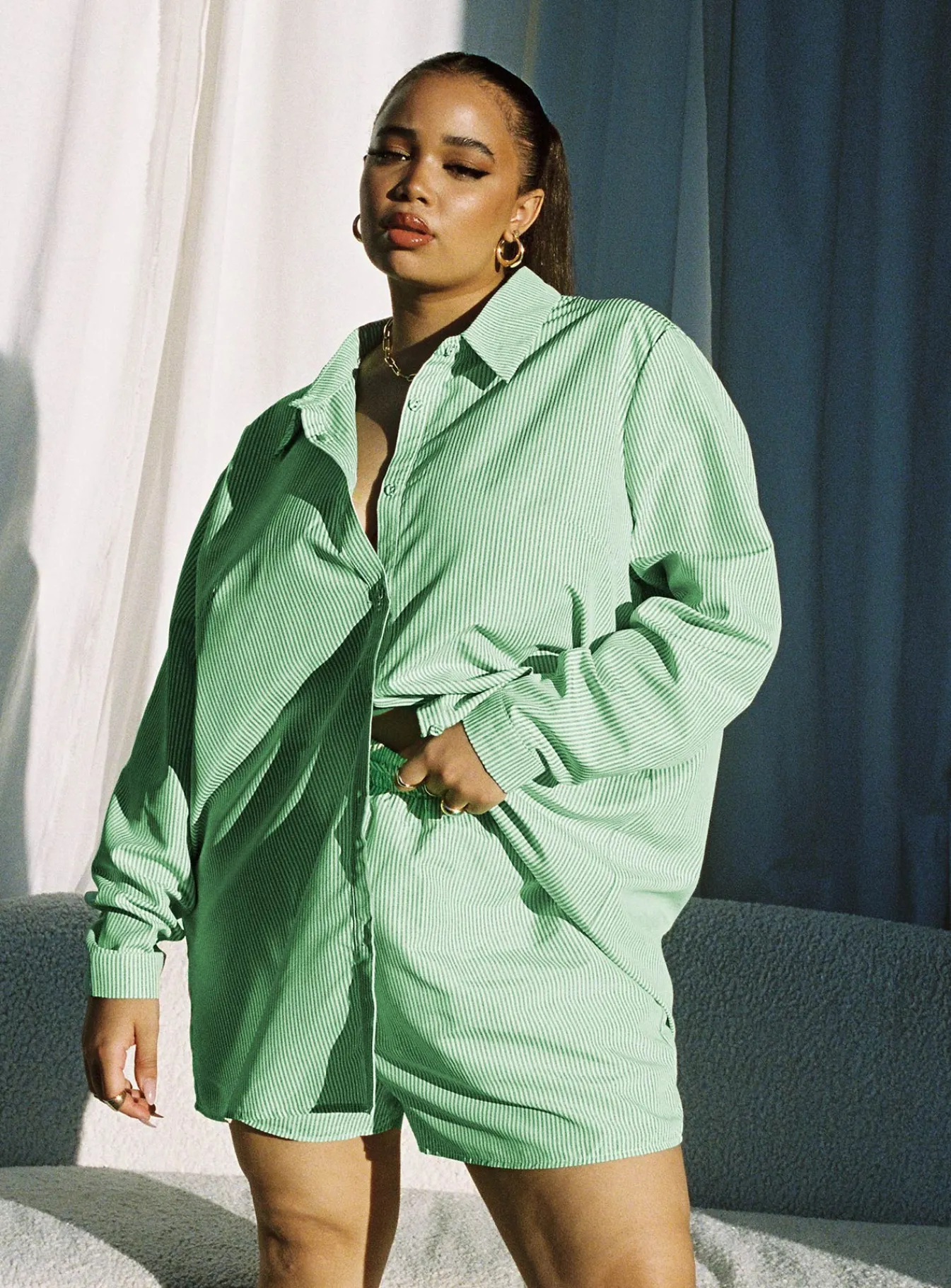 Princess Polly The Chloe Setcurve Green Shop
