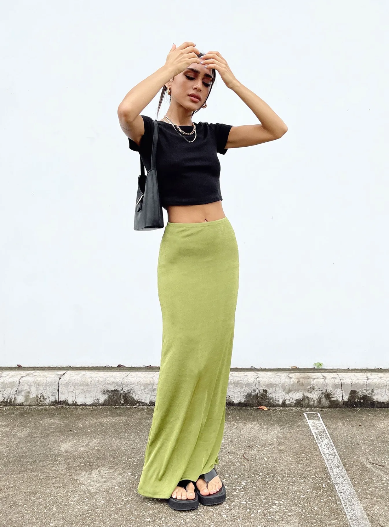 Princess Polly The Classic Cropped Tee Black Cheap
