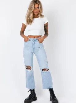 Princess Polly The Classic Cropped Tee  White Cheap