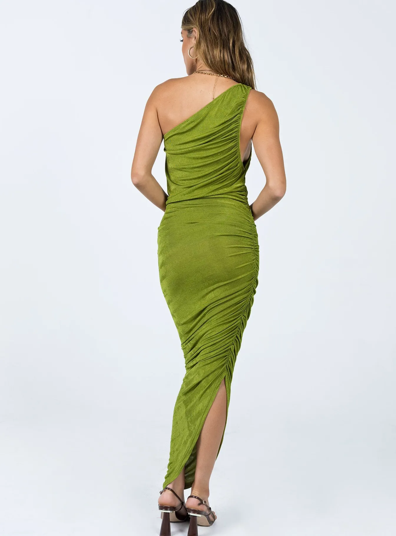 Princess Polly The Goddess Midi Dress Green Fashion
