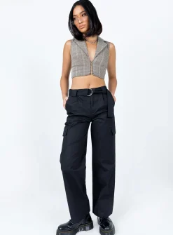 Princess Polly The Jeenah Pants Black Hot