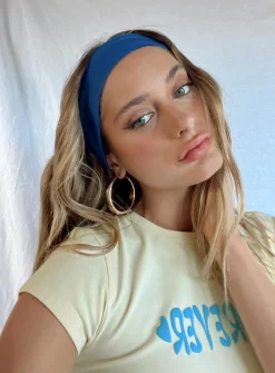 Princess Polly The Juney Headband Navy Shop
