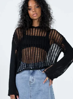 Princess Polly The Kennedy Hoodie  Black Sale