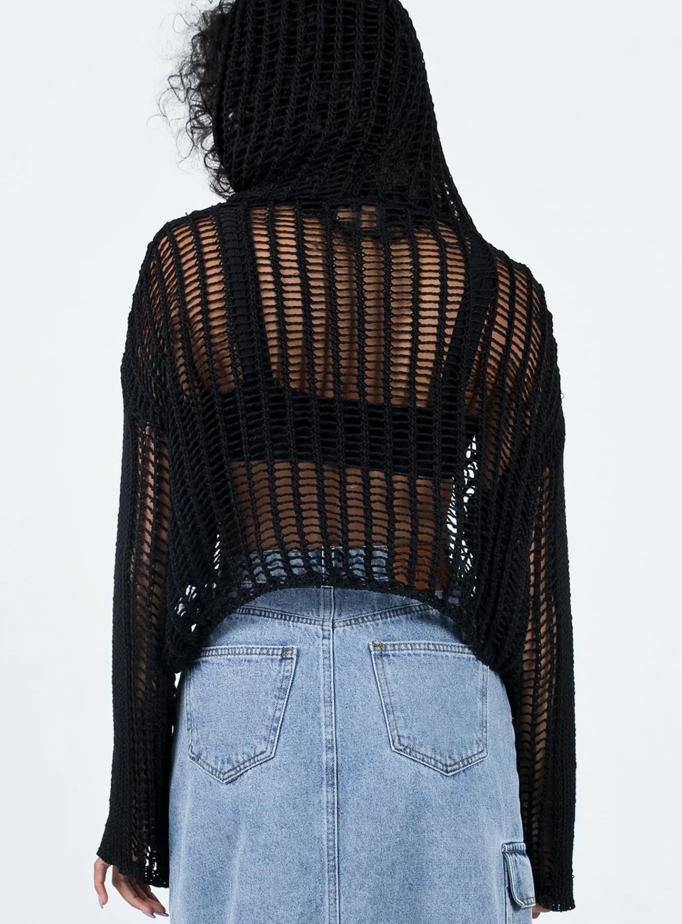Princess Polly The Kennedy Hoodie Black Sale