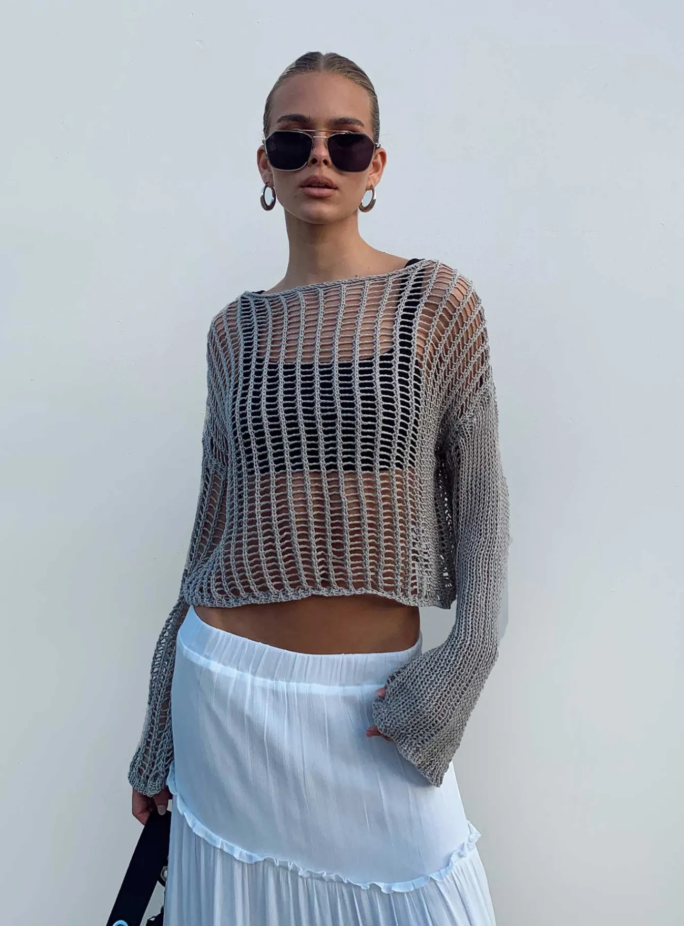 Princess Polly The Kennedy Sweater Beige Shop