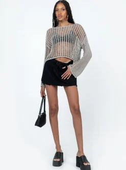 Princess Polly The Kennedy Sweater Beige Shop