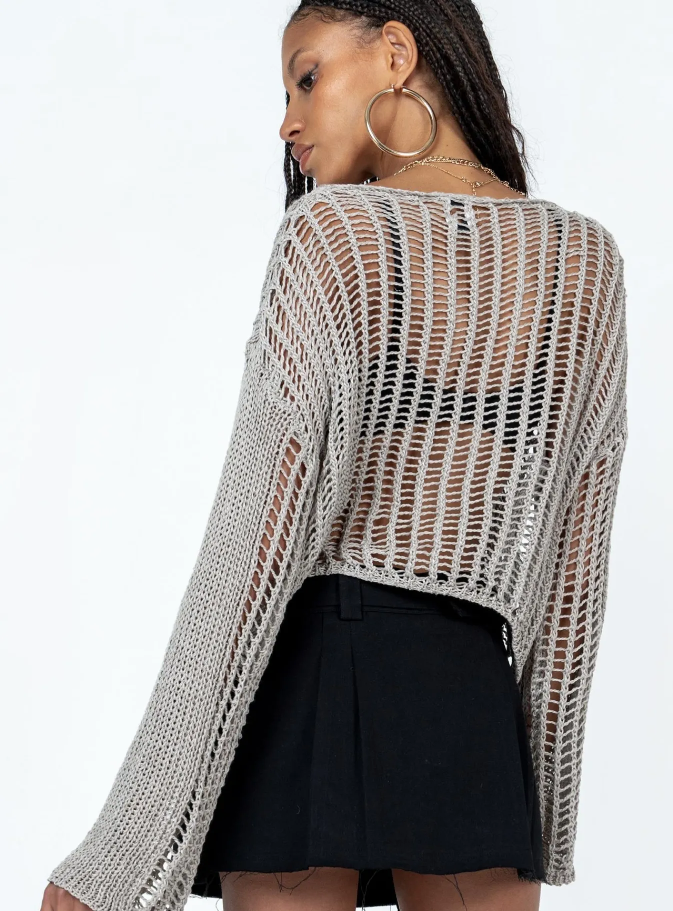 Princess Polly The Kennedy Sweater Beige Shop